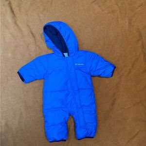 Columbia Infant Blue Snowsuit with Hood